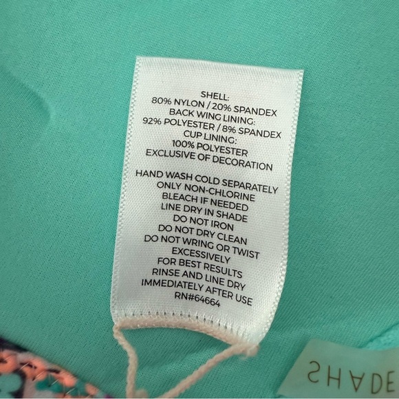 Women’s Shade & Shore Light Lift Push Up Halter Tassel Bikini Swimsuit Top 34DD - Picture 13 of 16